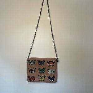 Buttery fly purse chain strap